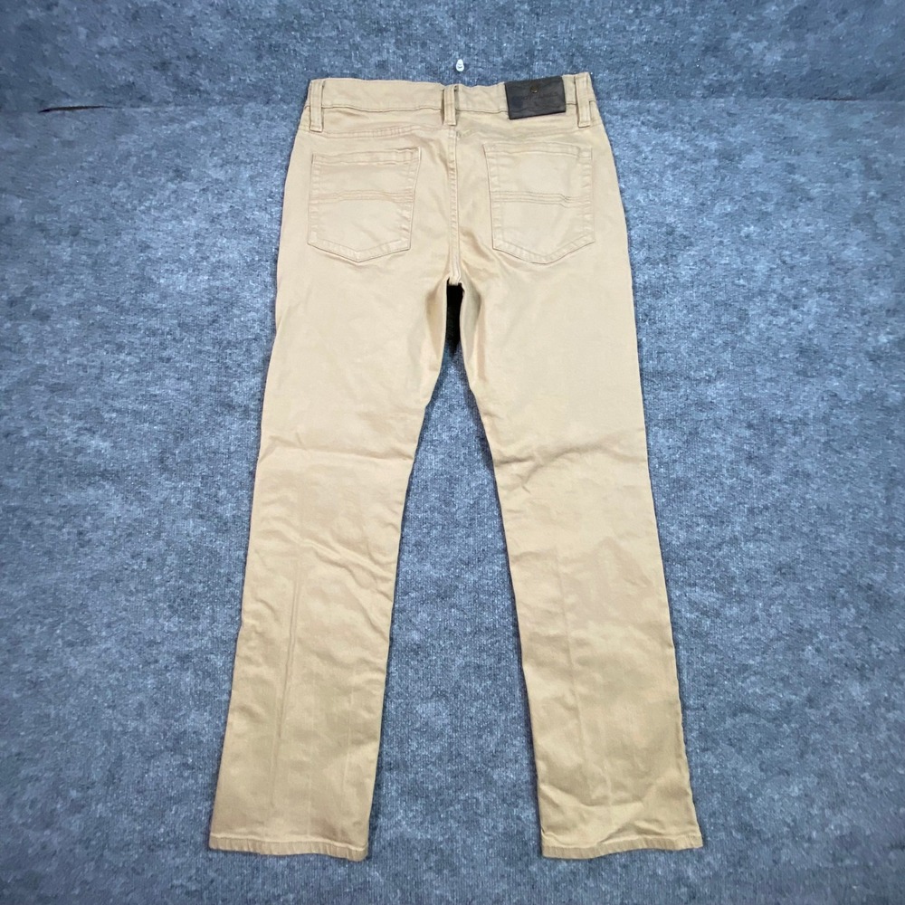 Cody James Mens Tan Khaki Straight Leg Stretch Pants 34x34 (Measures 34x32)